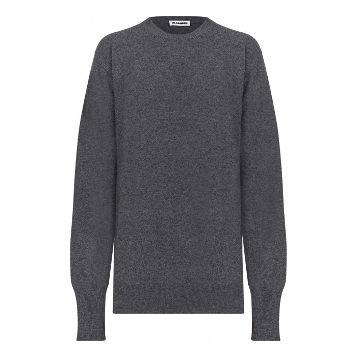 Gray virgin wool sweater