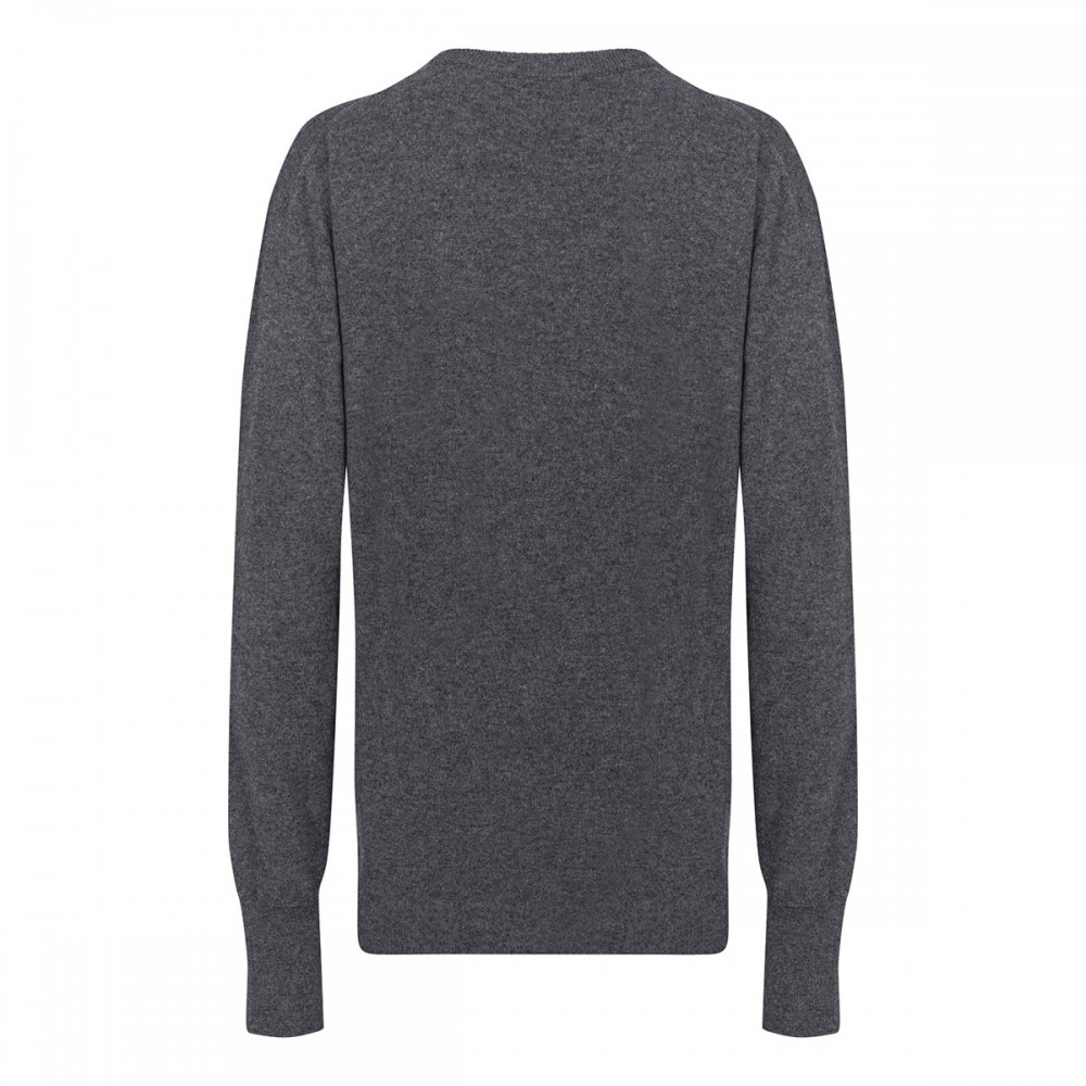 Gray virgin wool sweater