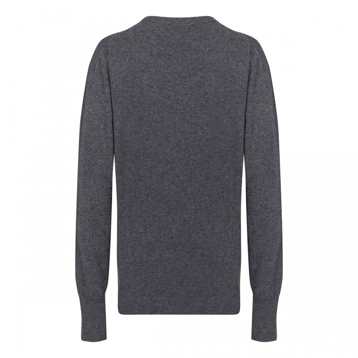 Gray virgin wool sweater