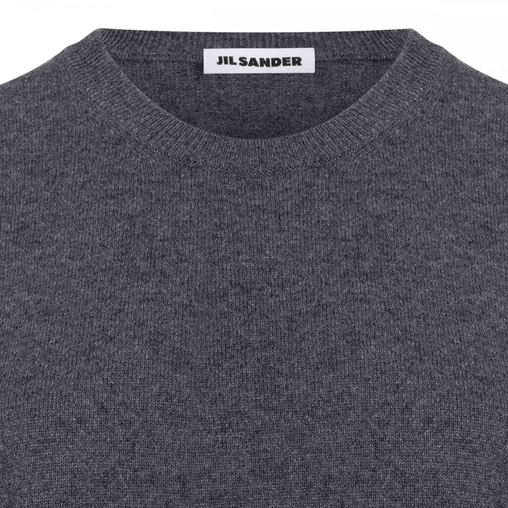 Gray virgin wool sweater