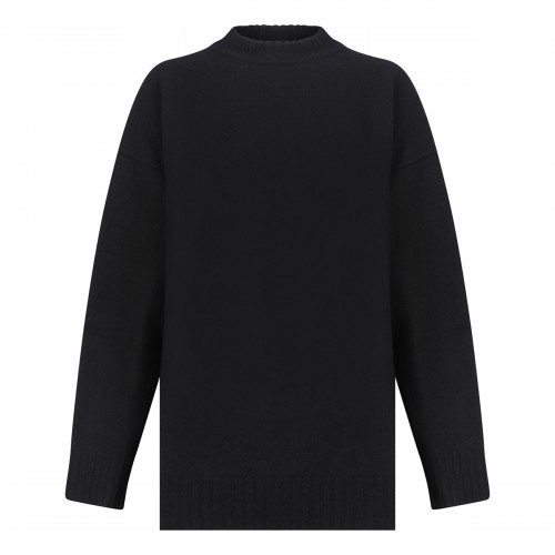 Black wool sweater