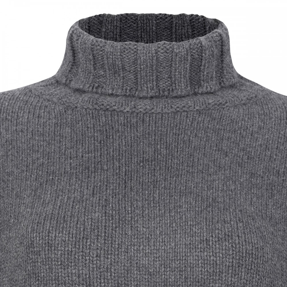 Gray virgin wool sweater