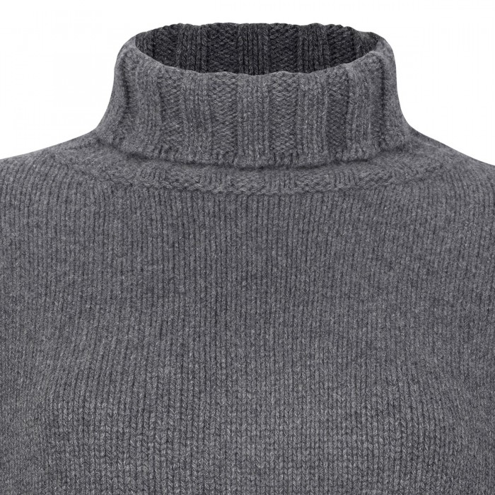 Gray virgin wool sweater