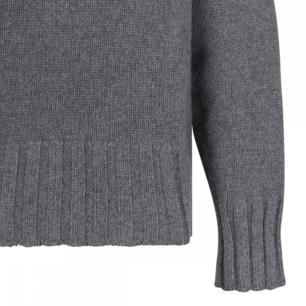 Gray virgin wool sweater