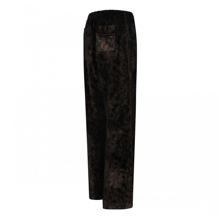 Etere laminated velvet pants