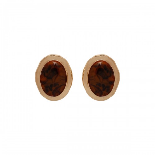 Hammered gold tiger eye...