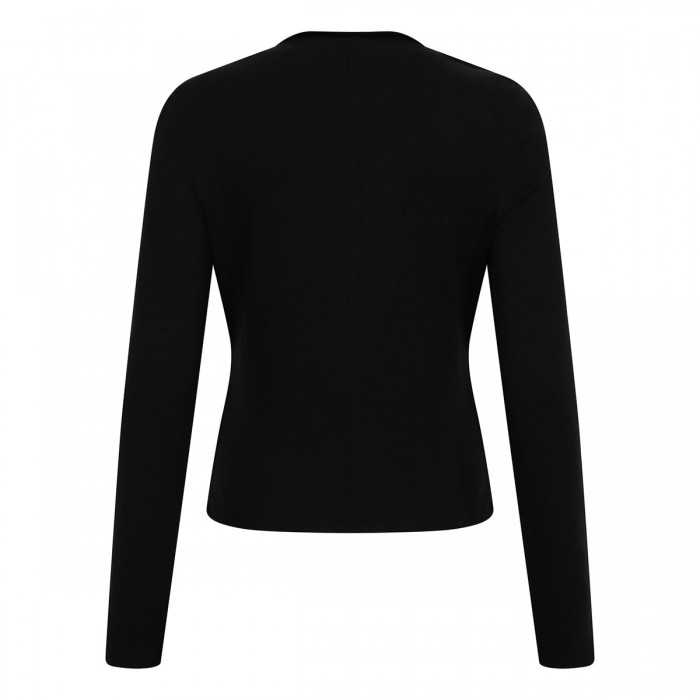 The velvet trim henley top