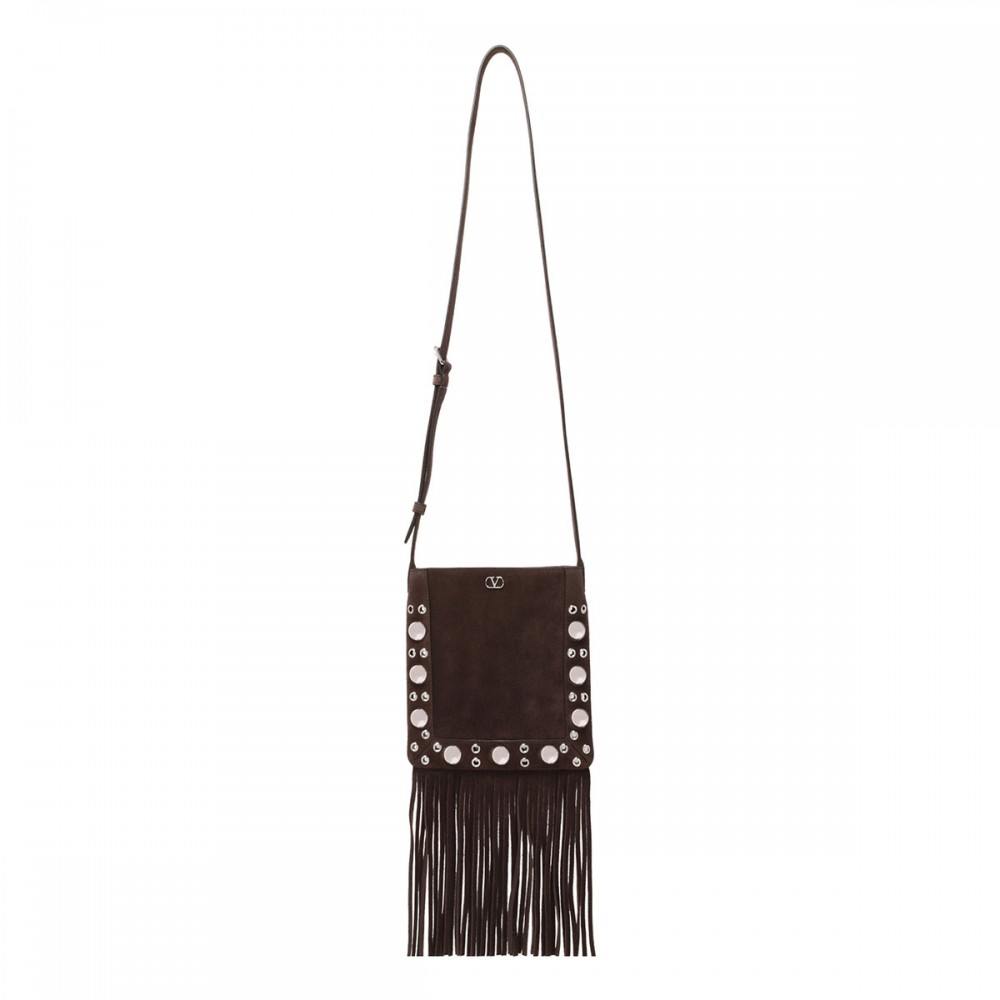 Nellcôte suede small shoulder bag