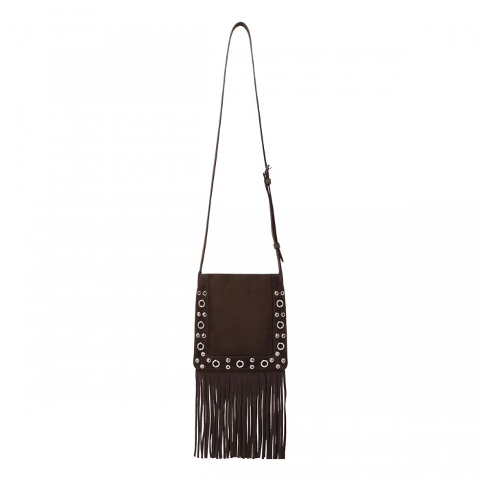 Nellcôte suede small shoulder bag