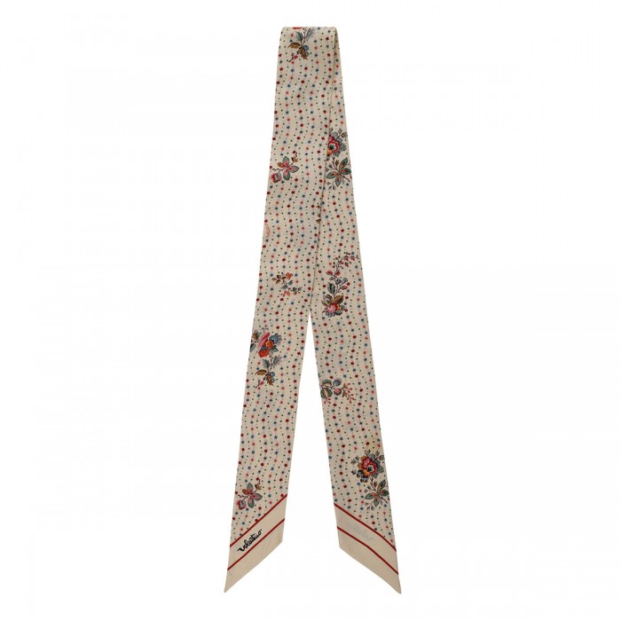 Papier floreal silk bandeau scarf