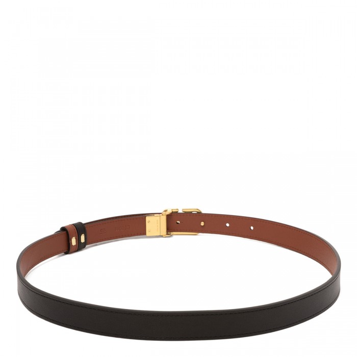 Vlogo signature reversible belt