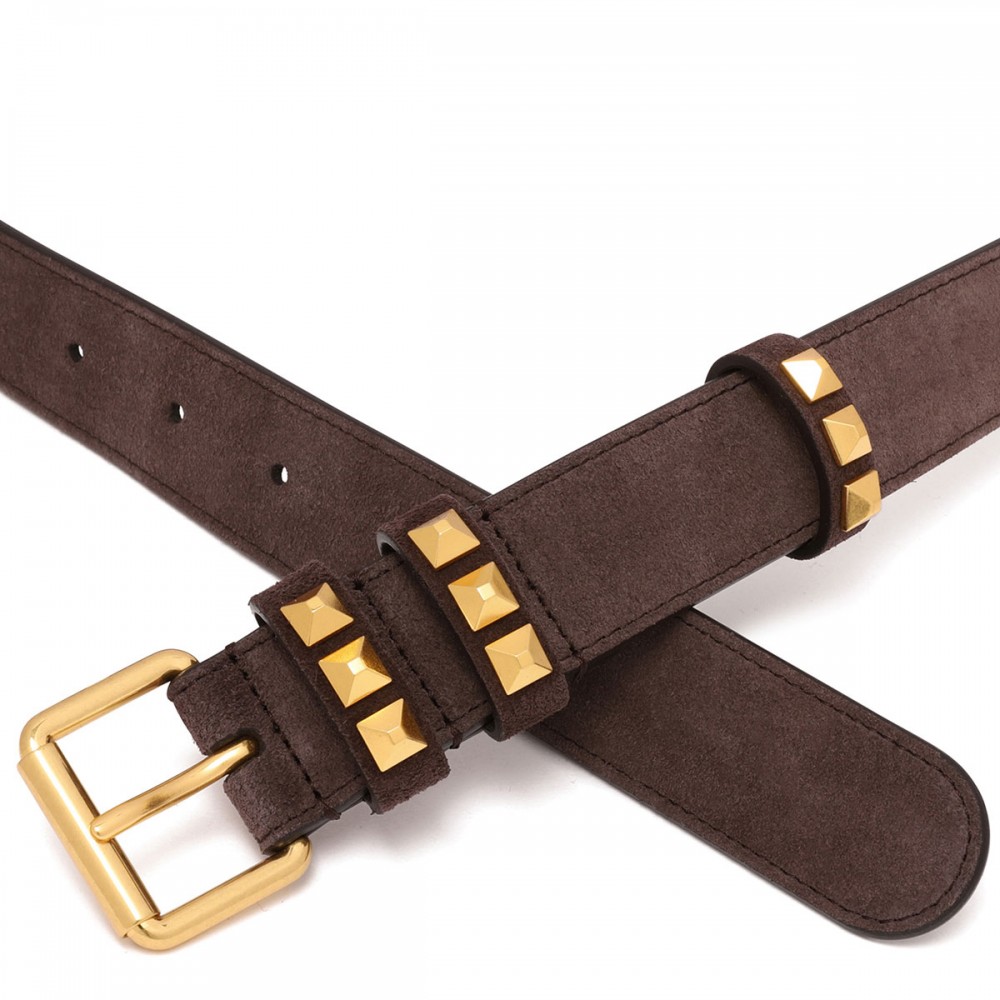 Flaneuse suede belt