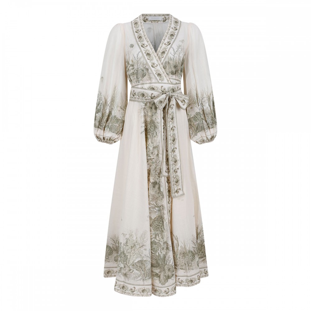 Wanderlust wrap midi dress