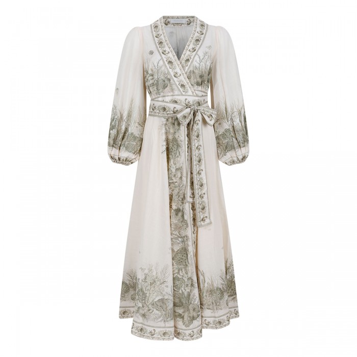 Wanderlust wrap midi dress