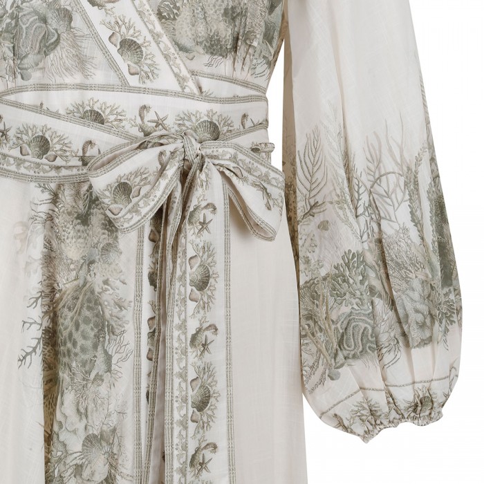 Wanderlust wrap midi dress