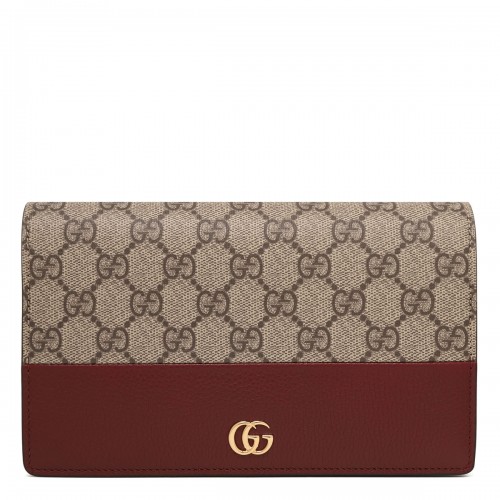 GG Marmont wallet on chain