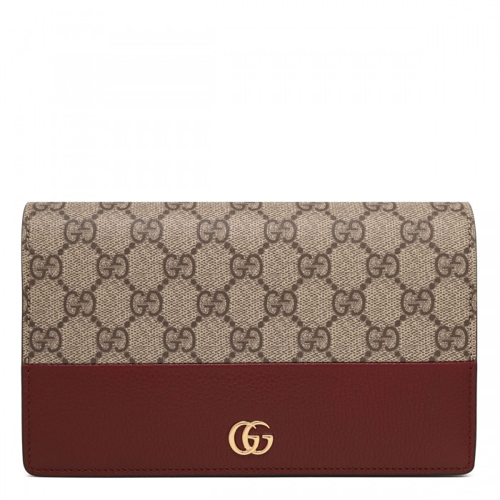 GG Marmont wallet on chain