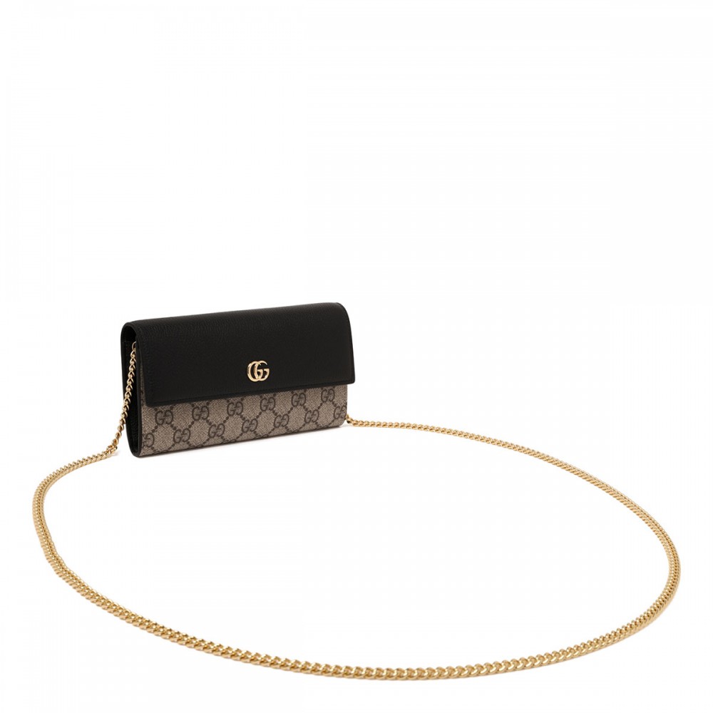 GG Marmont wallet on chain