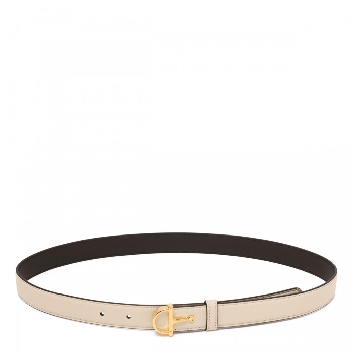 Half-Horsebit thin belt