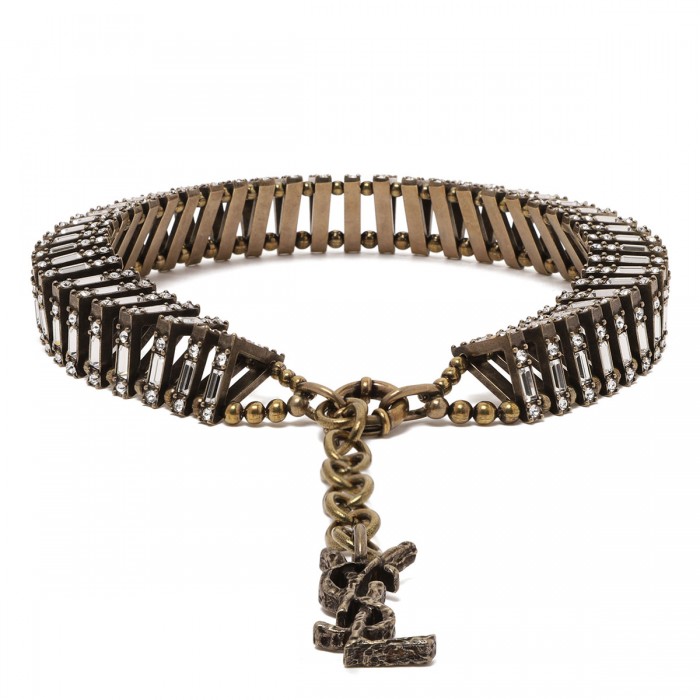 Crystal pyramid necklace