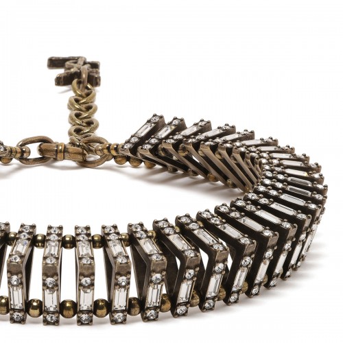 Crystal pyramid necklace 2