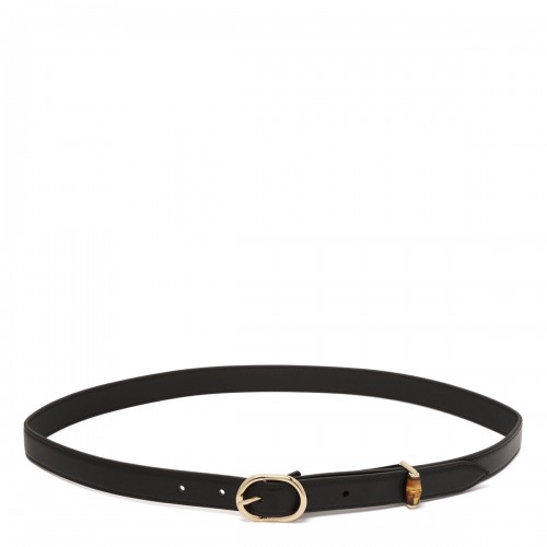 Oval buckle thin belt