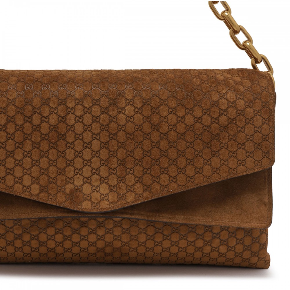 Large shoulder bag with chain