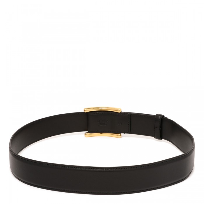 Curve leather belt