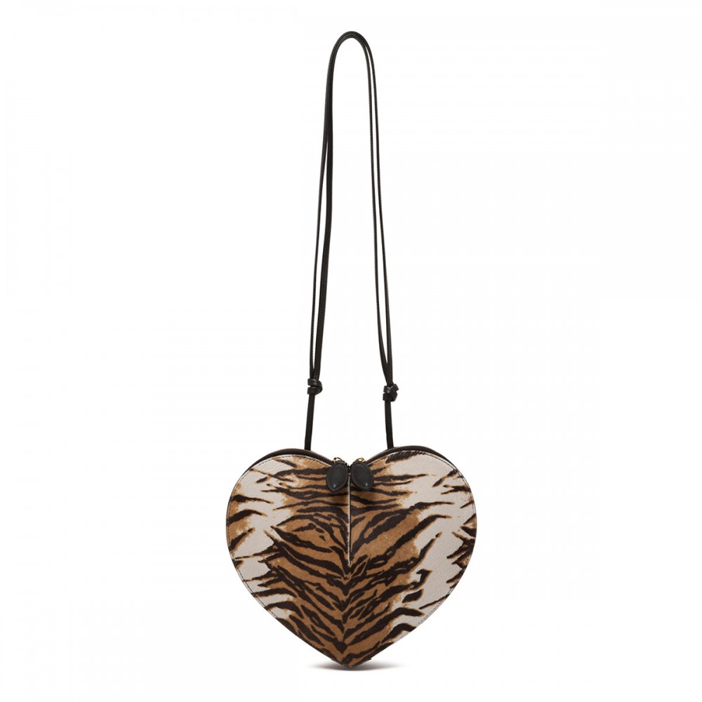 Le Coeur hair-calf leather bag