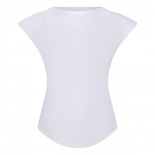 Cap cotton blend T-shirt