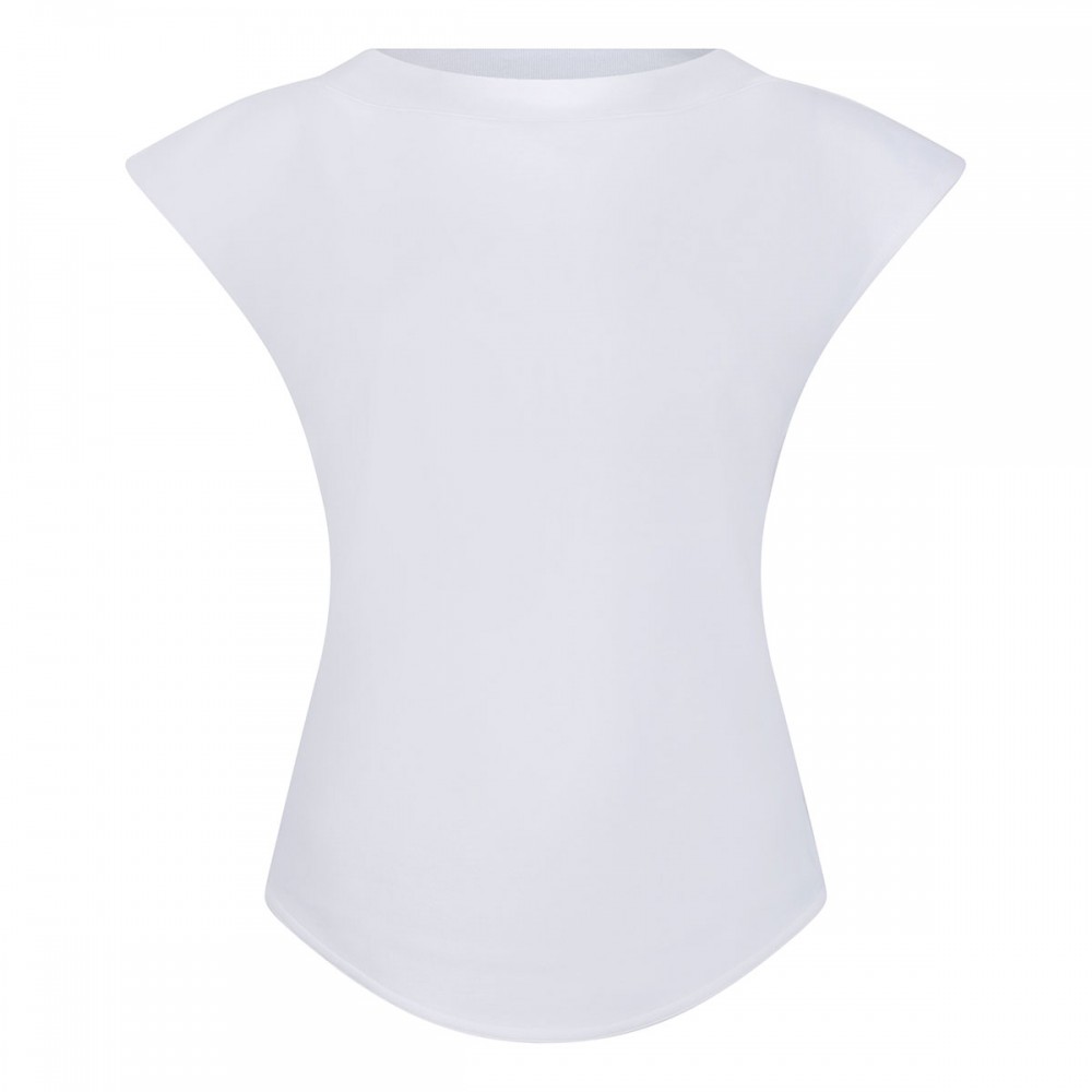 Cap cotton blend T-shirt