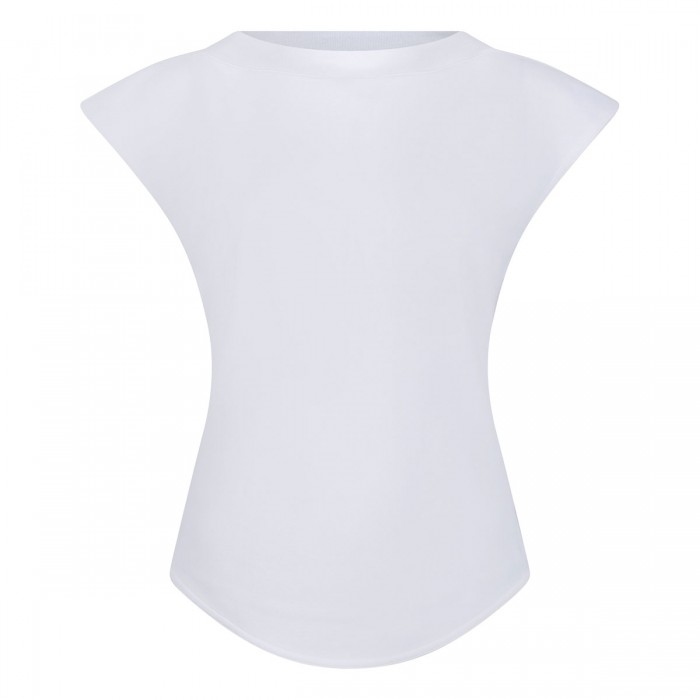 Cap cotton blend T-shirt