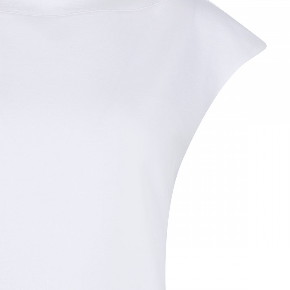Cap cotton blend T-shirt