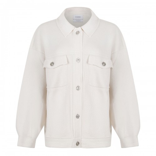 Denim cashmere and cotton...