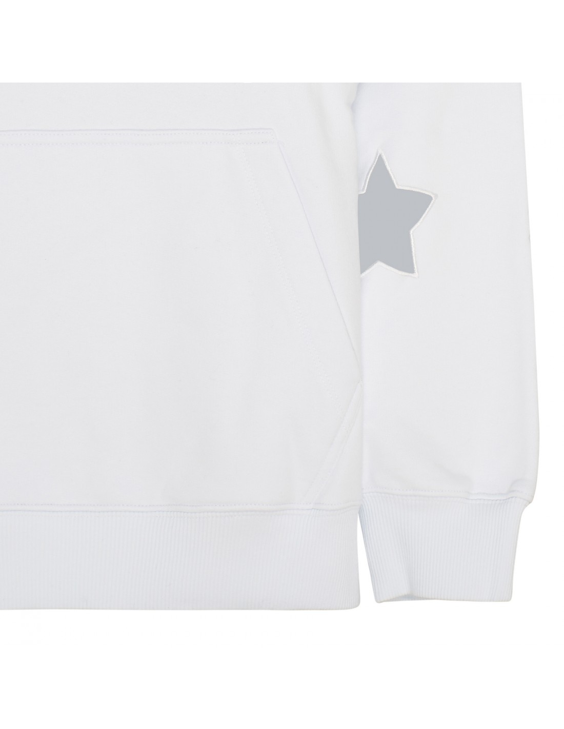 Stars white hoodie