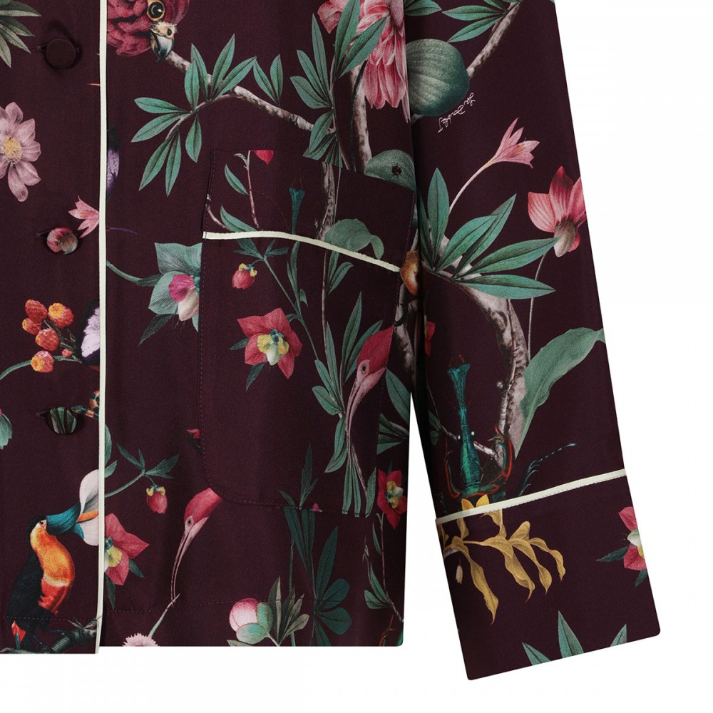 Pajama floral shirt