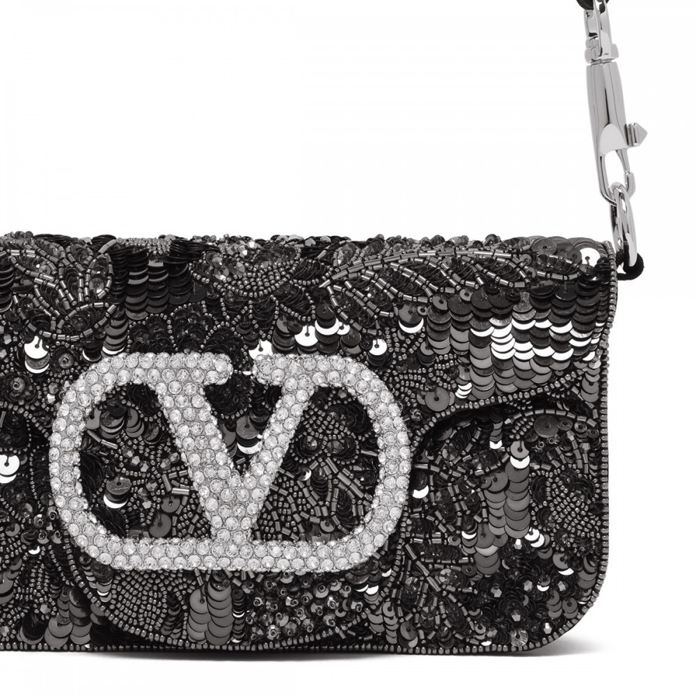 Locò small embroidered shoulder bag