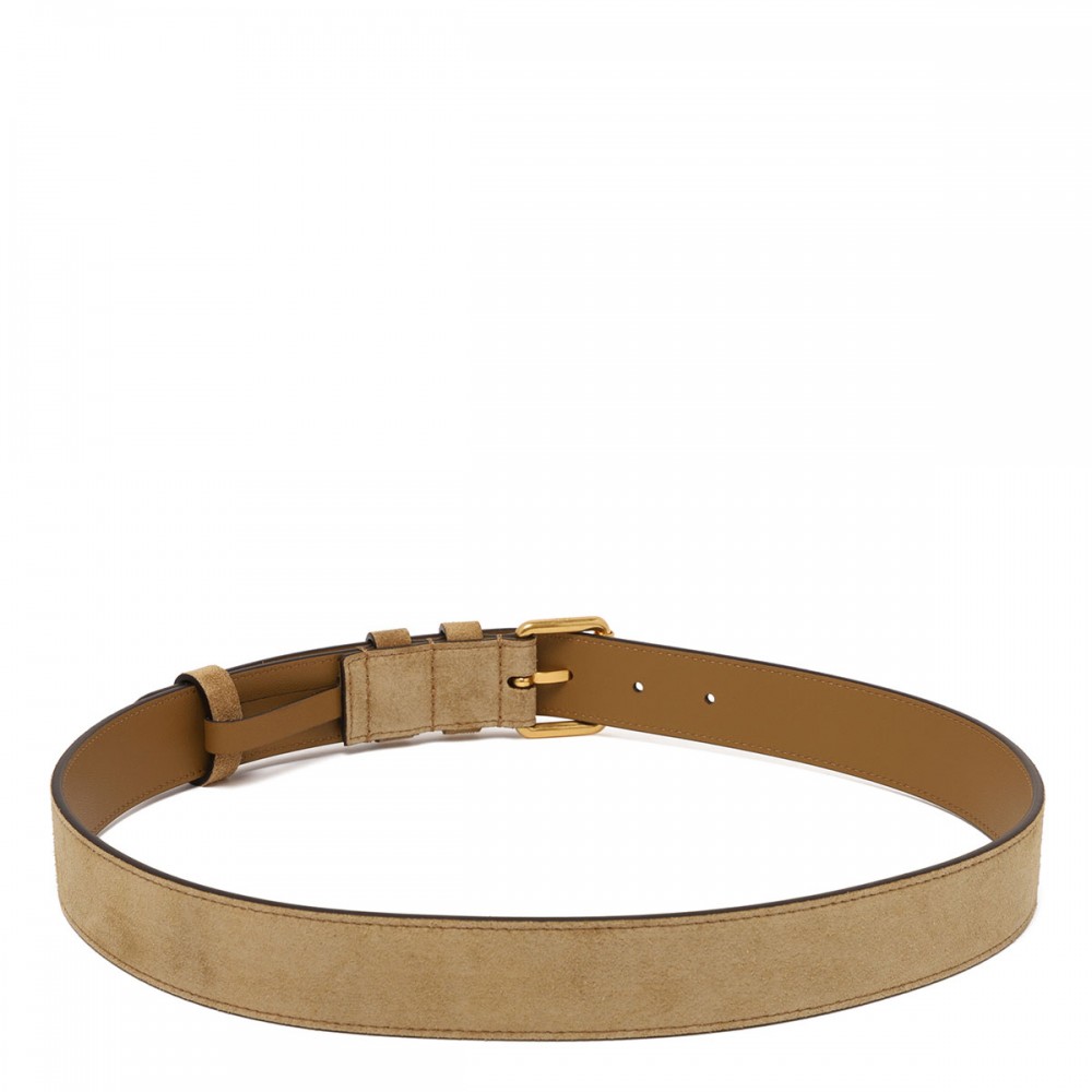 Flaneuse suede belt