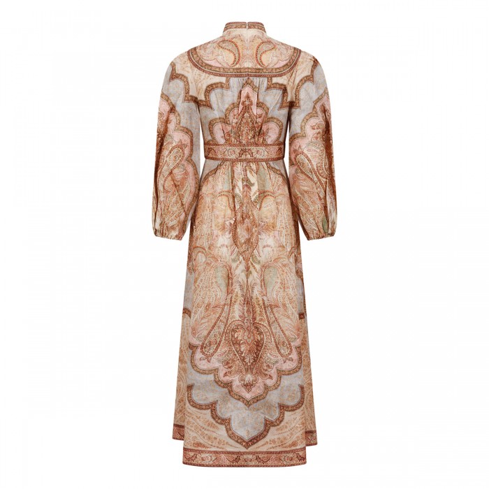 Wanderlust plunge midi dress