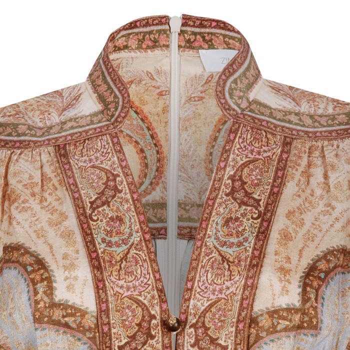 Wanderlust plunge midi dress