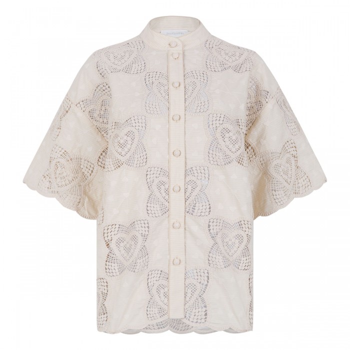 Wanderlust crochet shirt