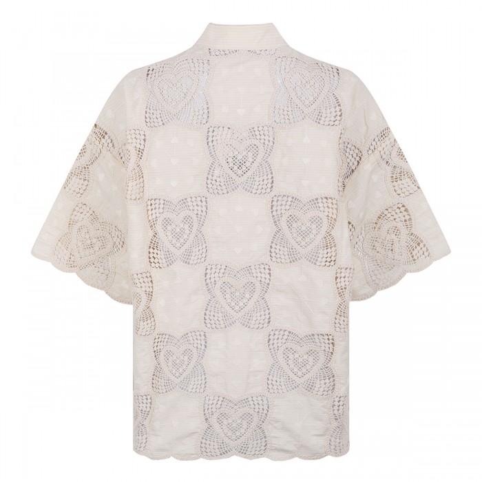 Wanderlust crochet shirt