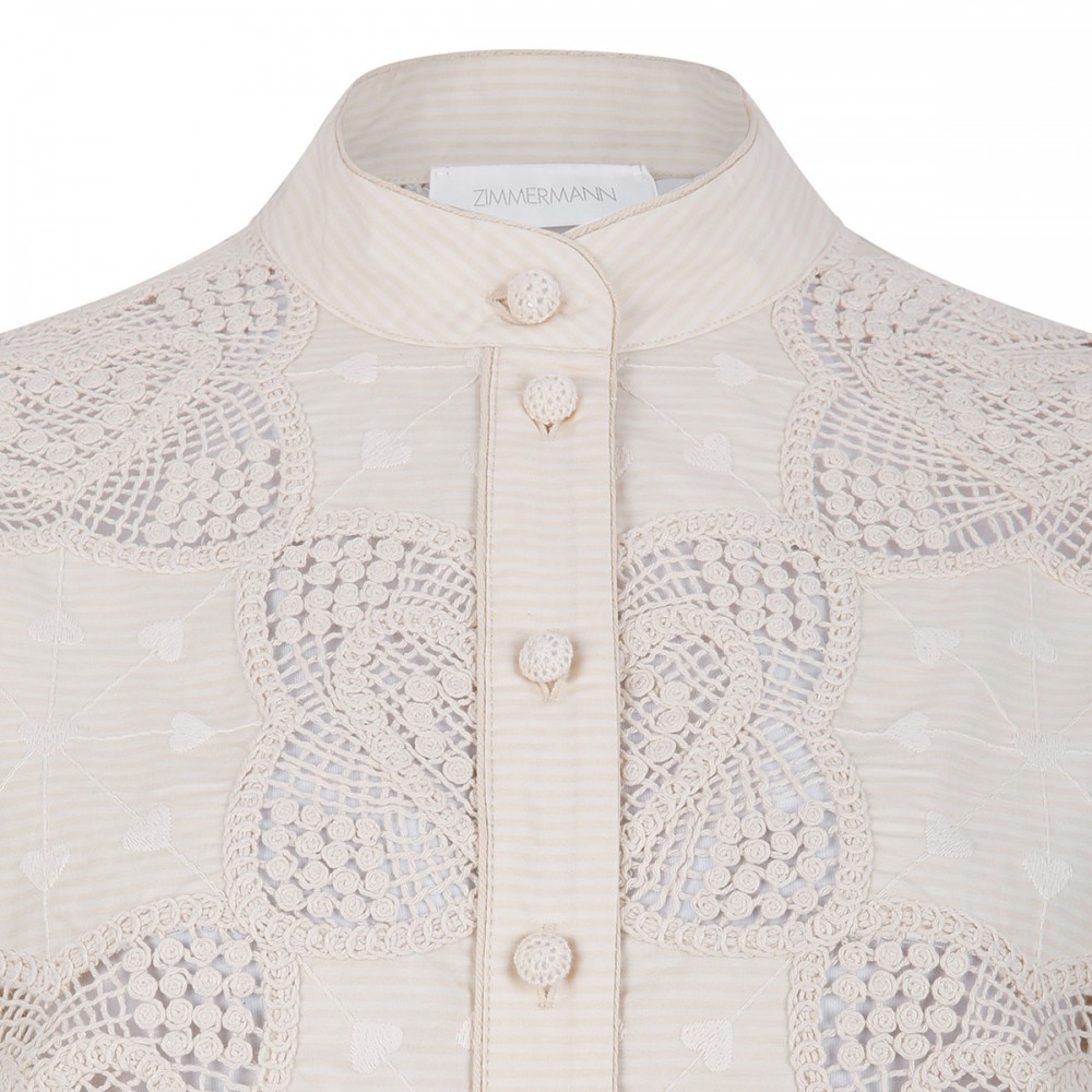 Wanderlust crochet shirt