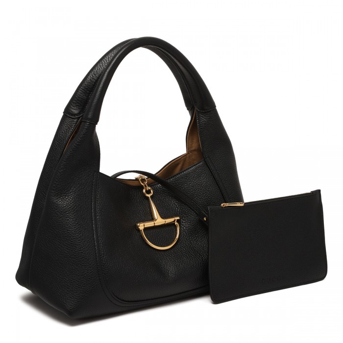 Softbit leather shoulder bag