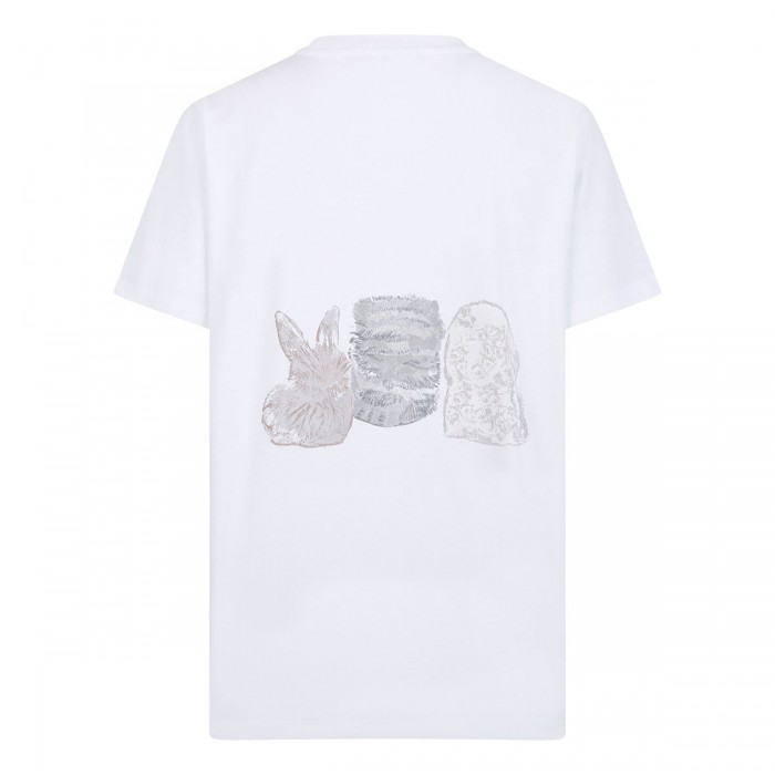 White animals print T-shirt