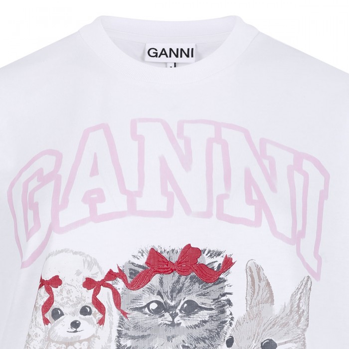 White animals print T-shirt