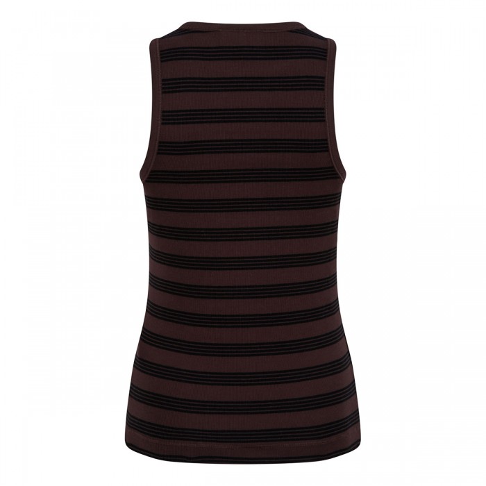 Stripe rib tank top