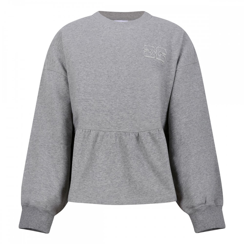 Isoli sweatshirt with peplum hem