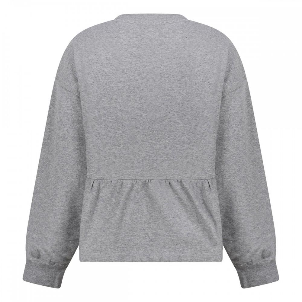 Isoli sweatshirt with peplum hem