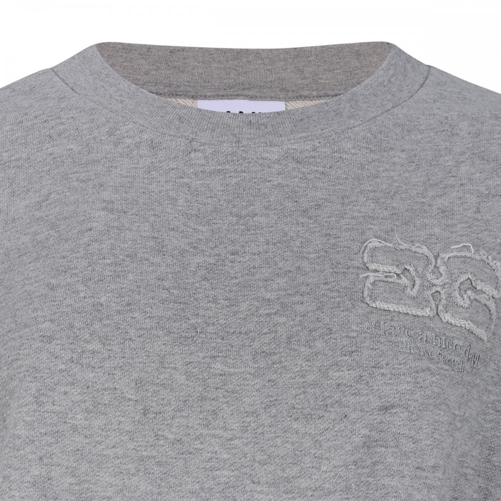 Isoli sweatshirt with peplum hem